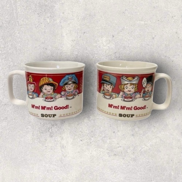 Vintage 1993 Campbell's Soup Mugs by Westwood - Picture 1 of 3